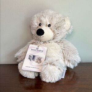 NEW Warmies Bear Plush Microwavable Lavender Scented Weighted Stuffed Animal NWT